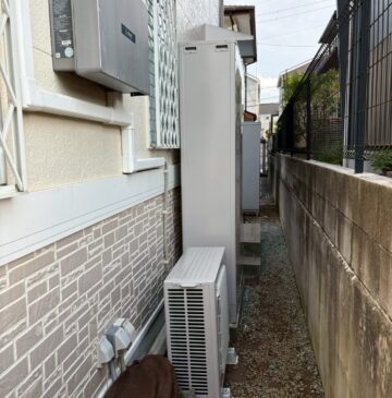 神戸市北区Aエコキュートの施工事例工事後写真