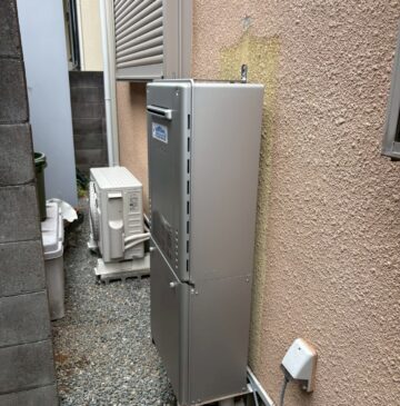 兵庫県明石市Mガス給湯器の施工事例工事後写真