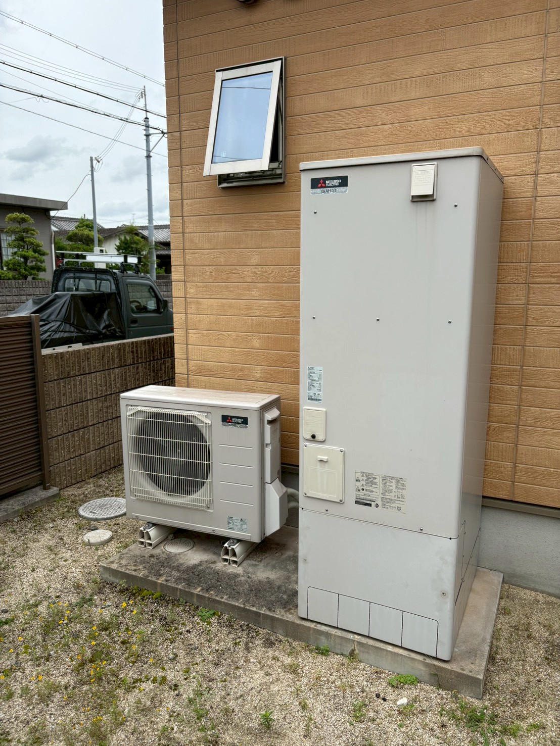 兵庫県加古川市Hエコキュートの施工事例工事前写真
