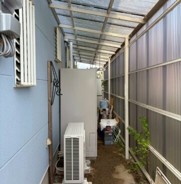 神戸市西区Kエコキュートの施工事例工事後写真