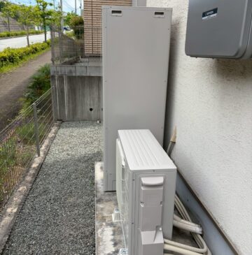 兵庫県西宮市Mエコキュートの施工事例工事後写真