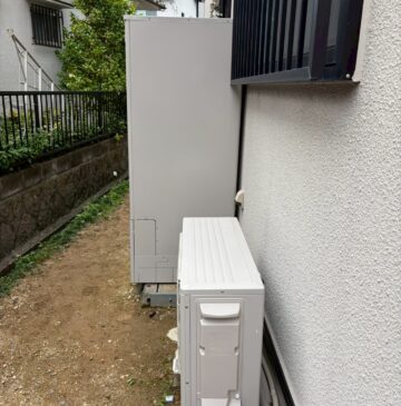 兵庫県三木市Hエコキュートの施工事例工事後写真