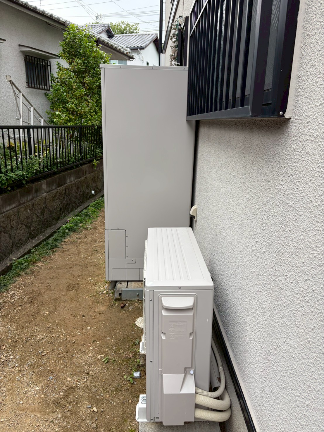 兵庫県三木市Hエコキュートの施工事例工事後写真