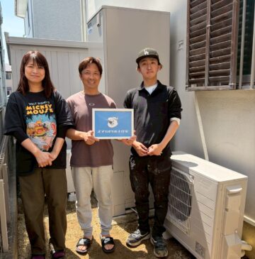 神戸市西区エコキュート交換工事00314お客様写真