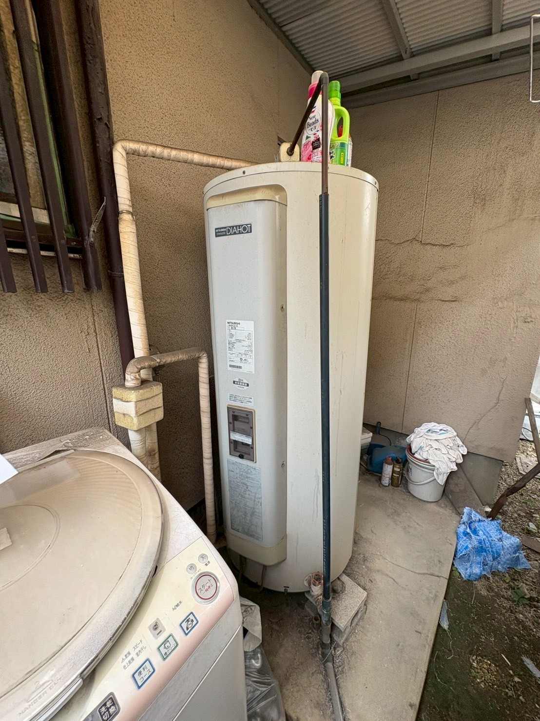 兵庫県明石市Yエコキュートの施工事例工事前写真