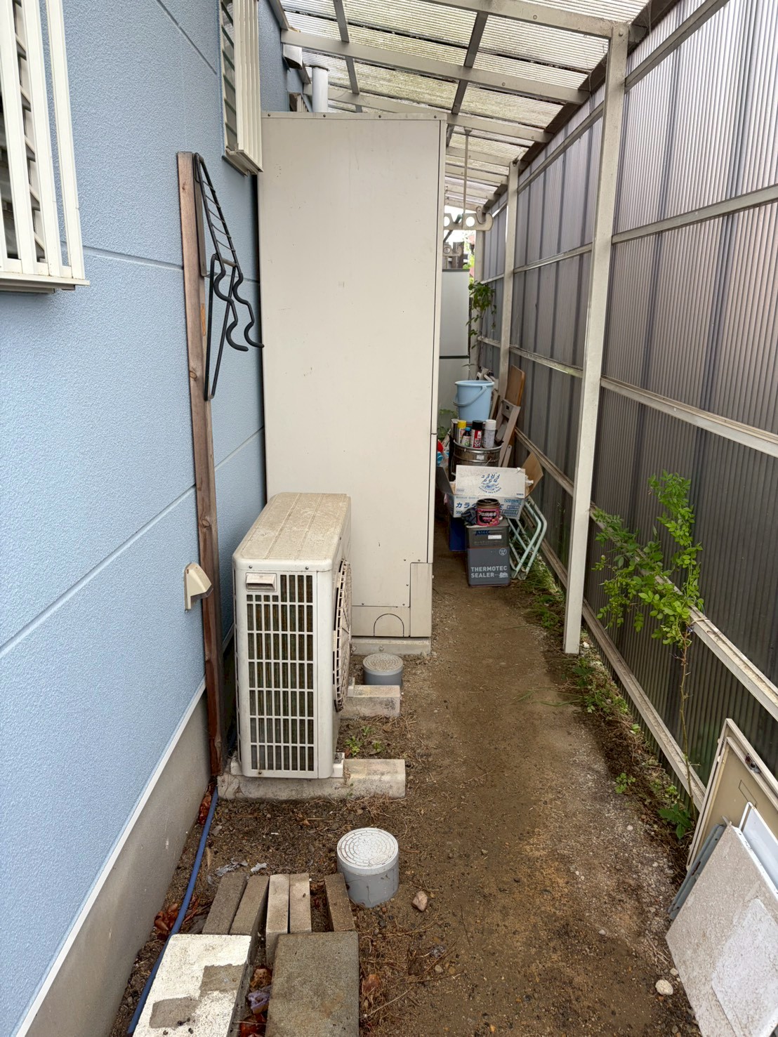 神戸市西区Kエコキュートの施工事例工事前写真