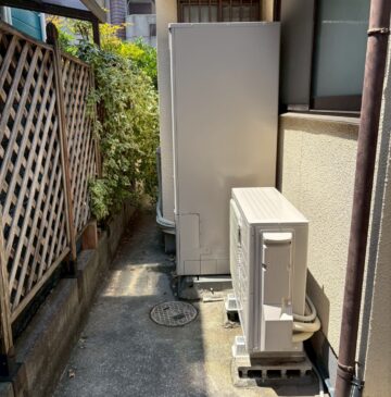 兵庫県明石市Kエコキュートの施工事例工事後写真