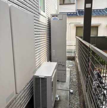 兵庫県明石市Sエコキュートの施工事例工事後写真