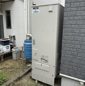 神戸市北区Mエコキュートの施工事例工事後写真