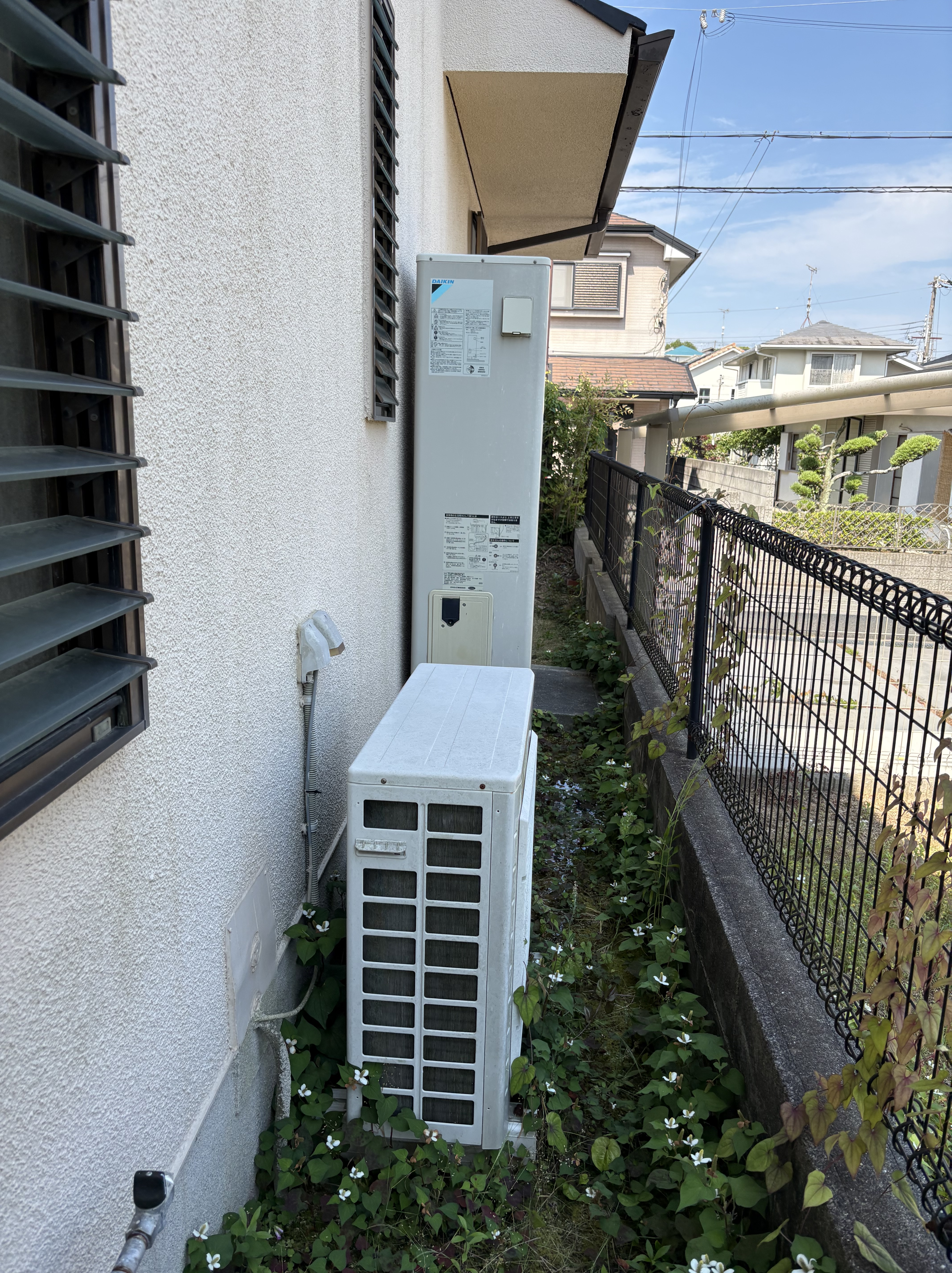 兵庫県三木市Mエコキュートの施工事例工事前写真