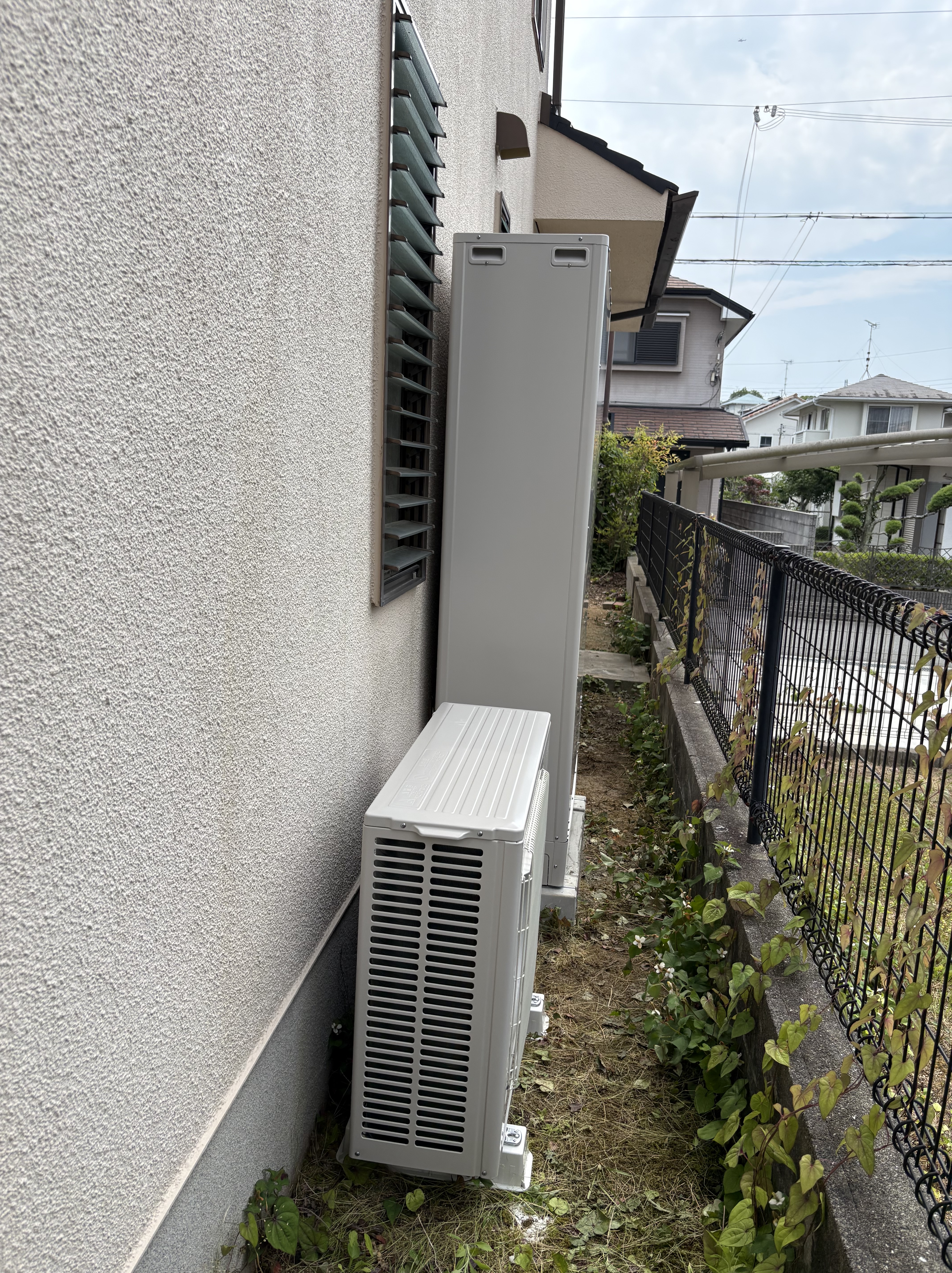 兵庫県三木市Mエコキュートの施工事例工事後写真