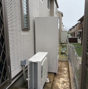 神戸市西区Kエコキュートの施工事例工事後写真