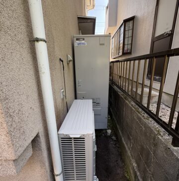 兵庫県姫路市Oエコキュートの施工事例工事後写真