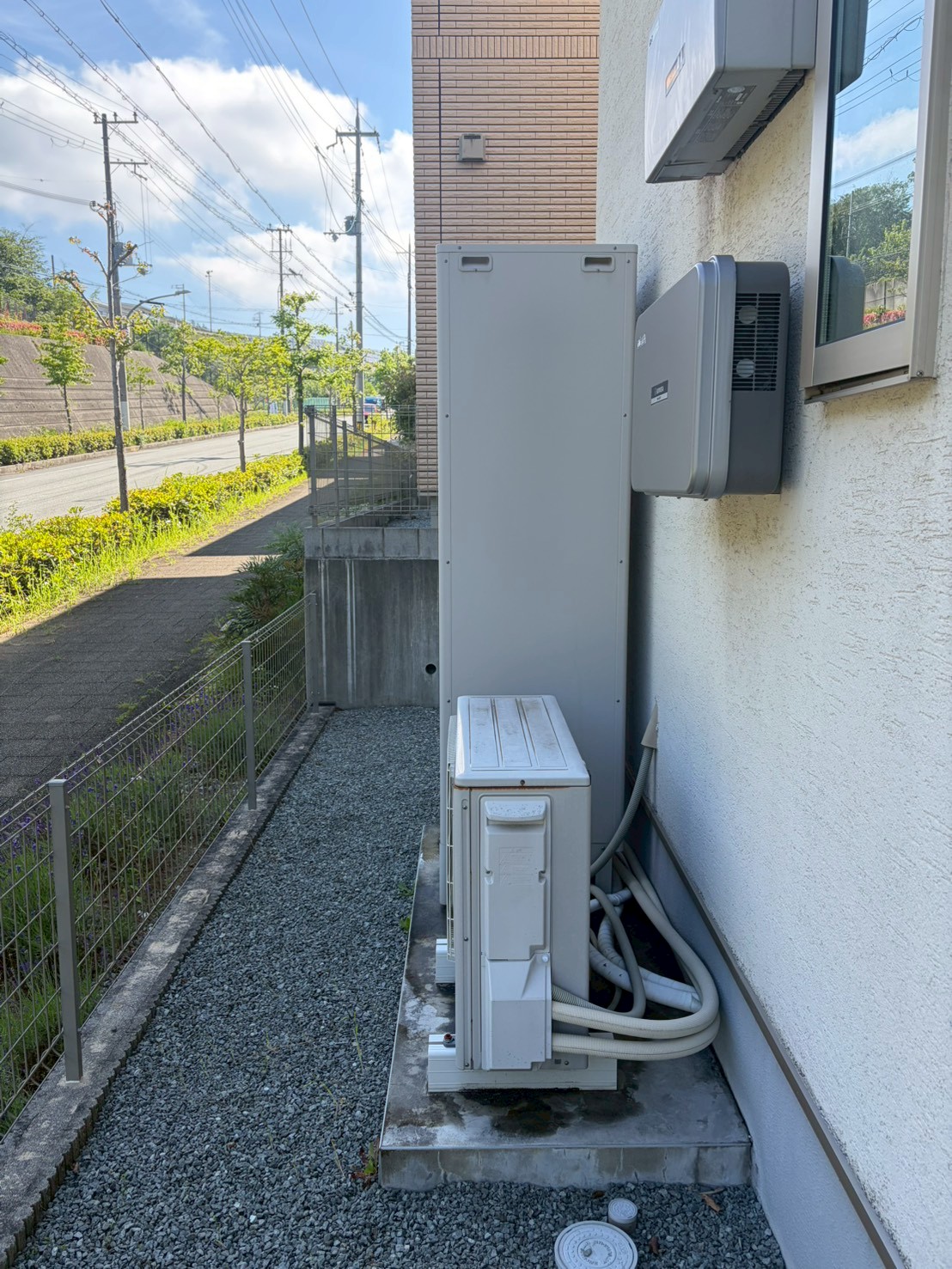 兵庫県西宮市Mエコキュートの施工事例工事前写真