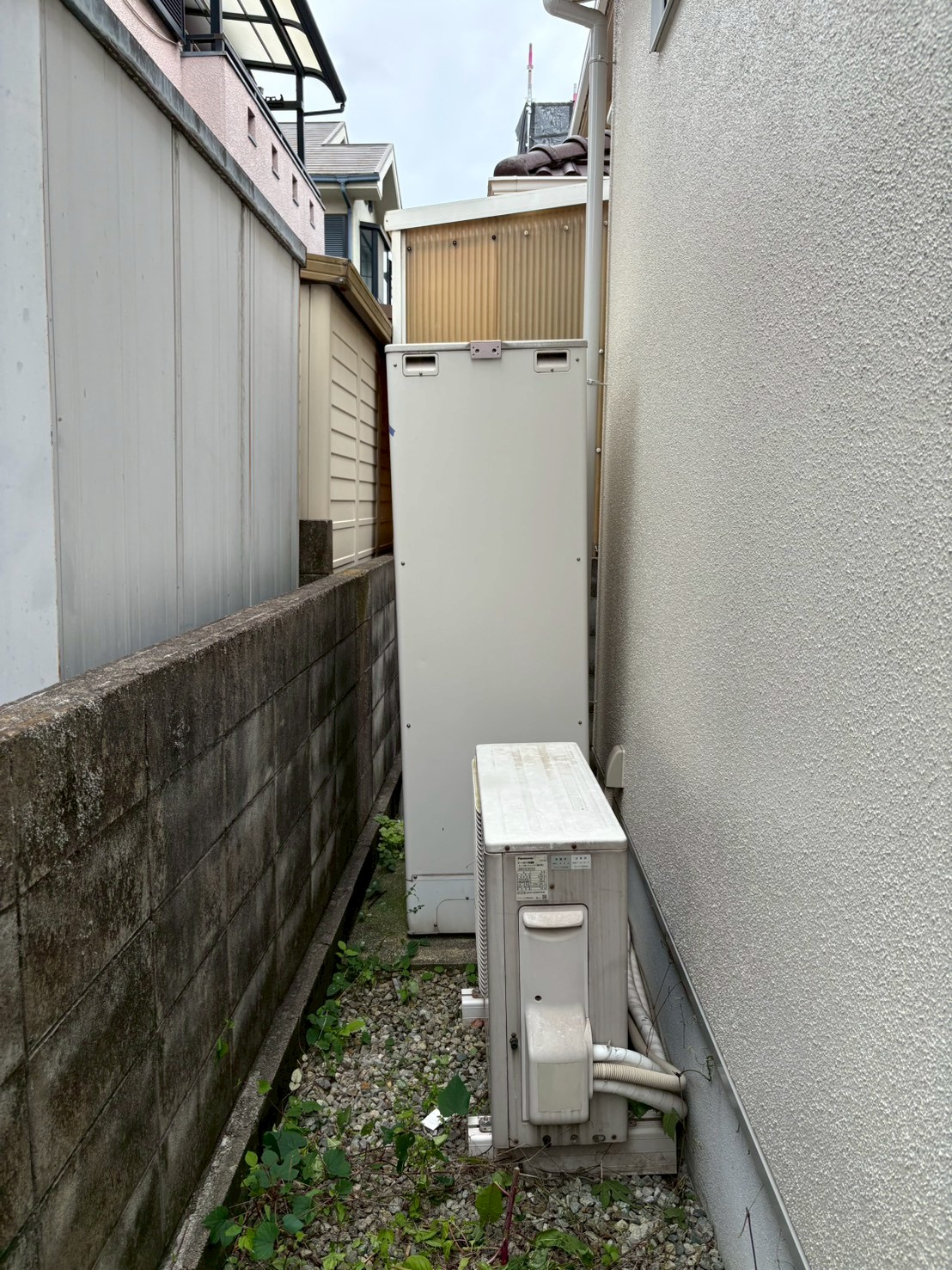 兵庫県加古川市Tエコキュートの施工事例工事前写真
