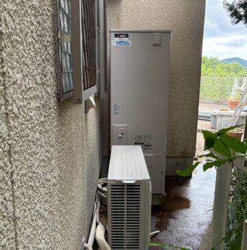 神戸市須磨区Kエコキュートの施工事例工事後写真