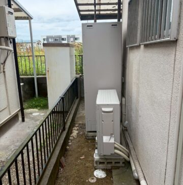 兵庫県三木市Sエコキュートの施工事例工事後写真