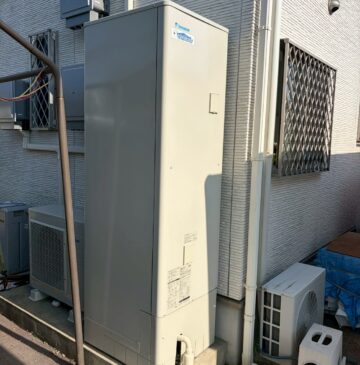 神戸市西区Nエコキュートの施工事例工事後写真