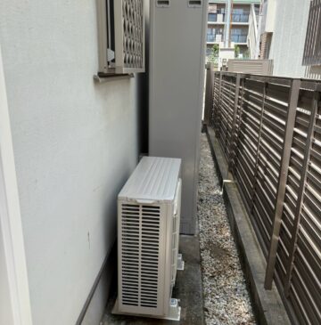 兵庫県芦屋市Hエコキュートの施工事例工事後写真