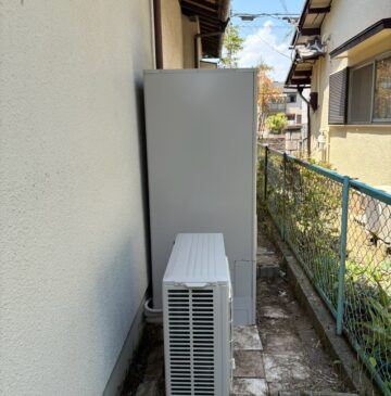 兵庫県加古郡稲美町Kエコキュートの施工事例工事後写真