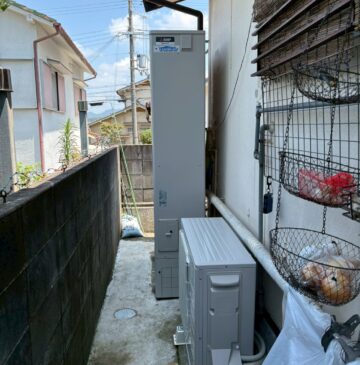兵庫県三木市Mエコキュートの施工事例工事後写真