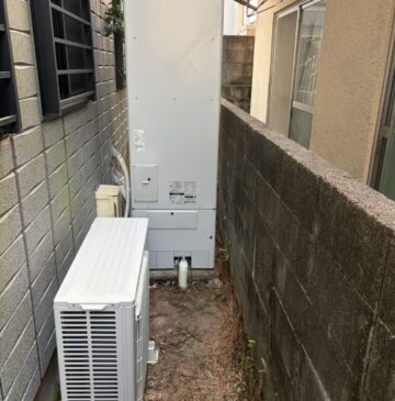 兵庫県姫路市Sエコキュートの施工事例工事後写真