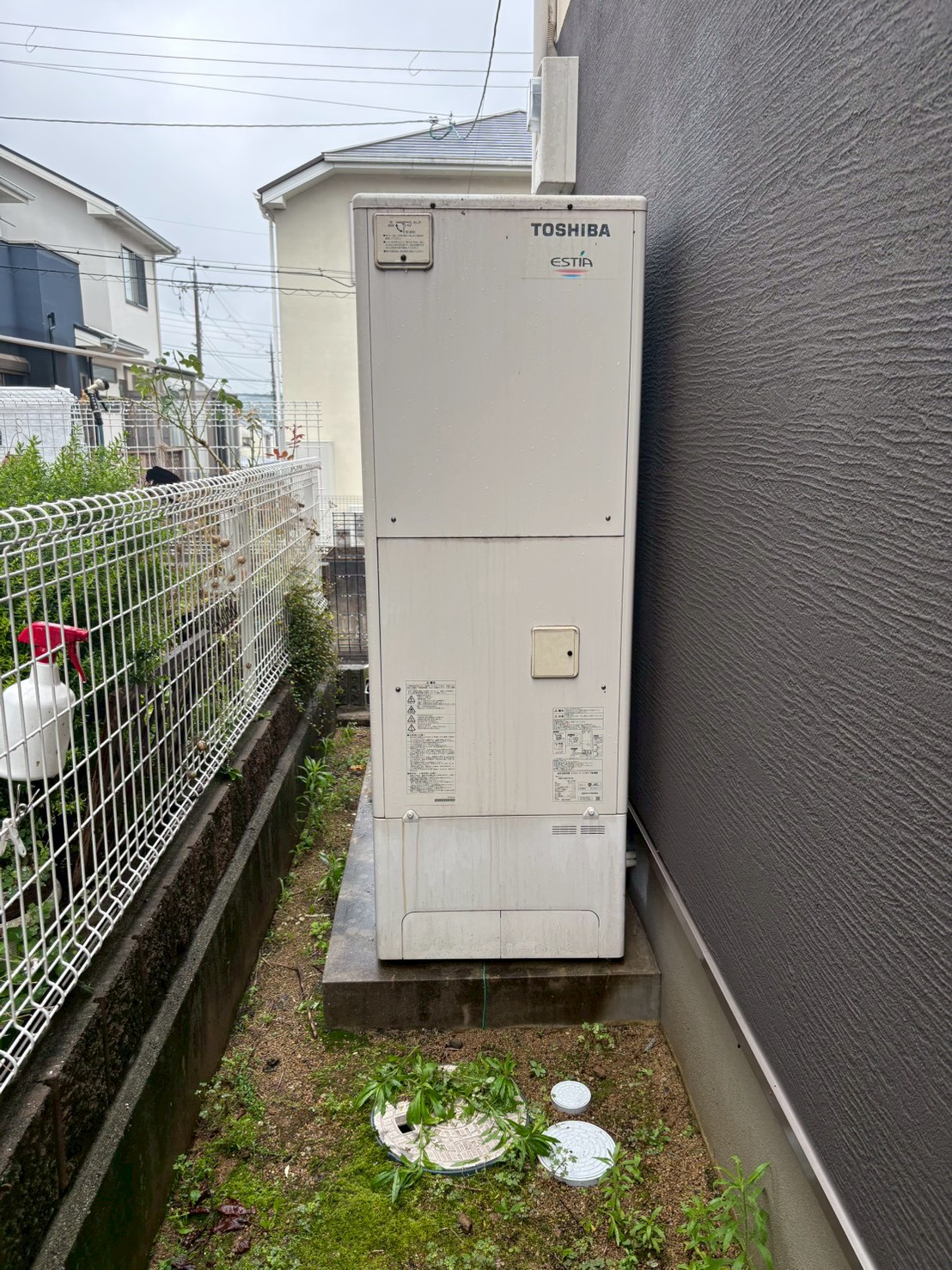 兵庫県三田市Kエコキュートの施工事例工事前写真