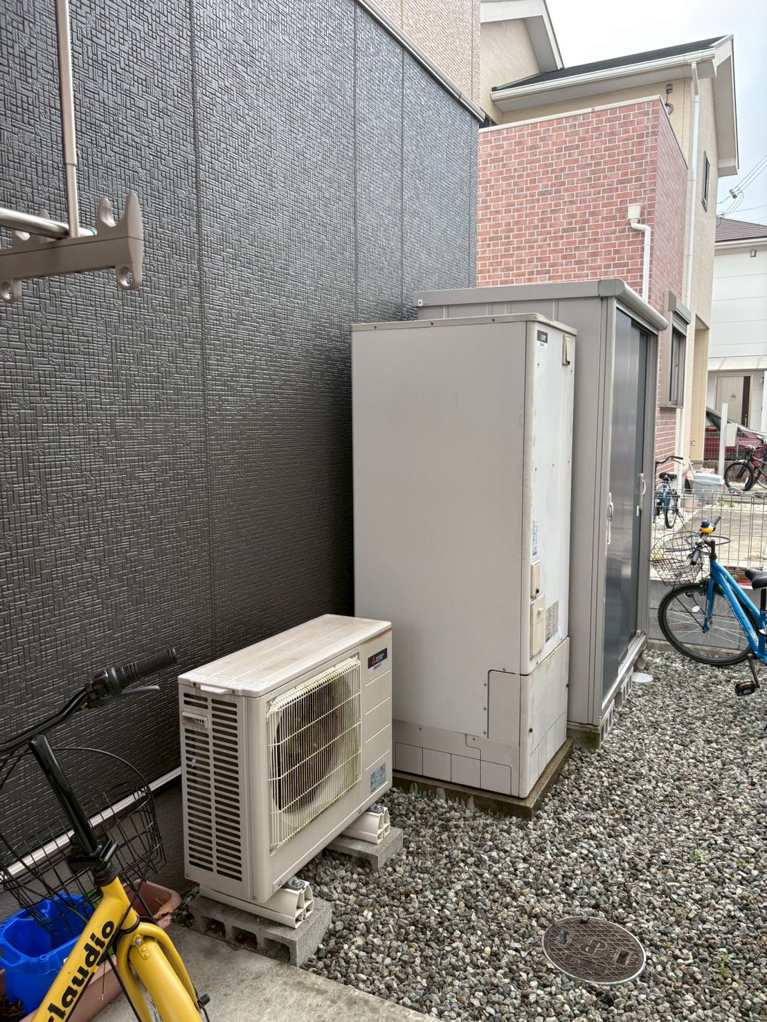 兵庫県たつの市Hエコキュートの施工事例工事前写真