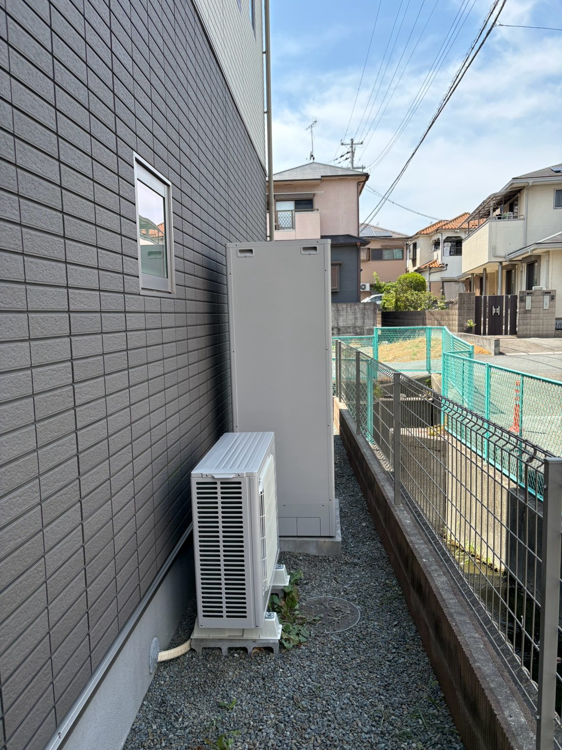 兵庫県加古川市Iエコキュートの施工事例工事後写真