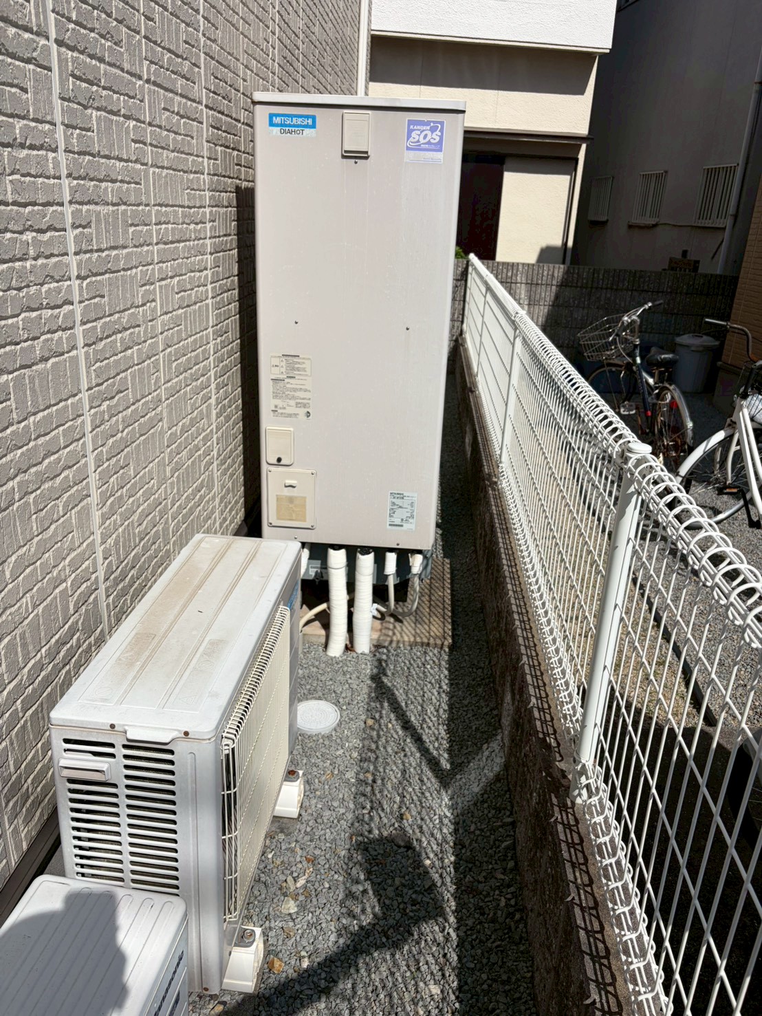 兵庫県加古郡播磨町Uエコキュートの施工事例工事前写真