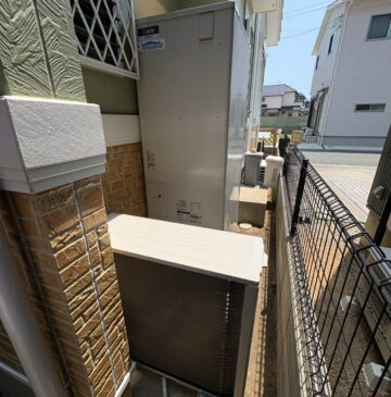 兵庫県明石市Hエコキュートの施工事例工事後写真