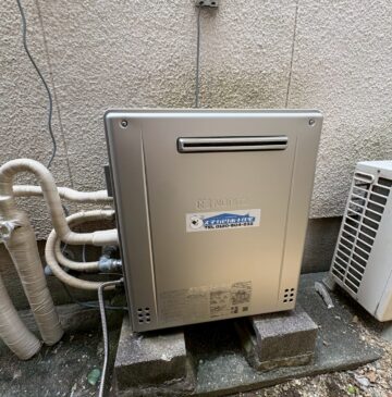 兵庫県明石市Uガス給湯器の施工事例工事後写真