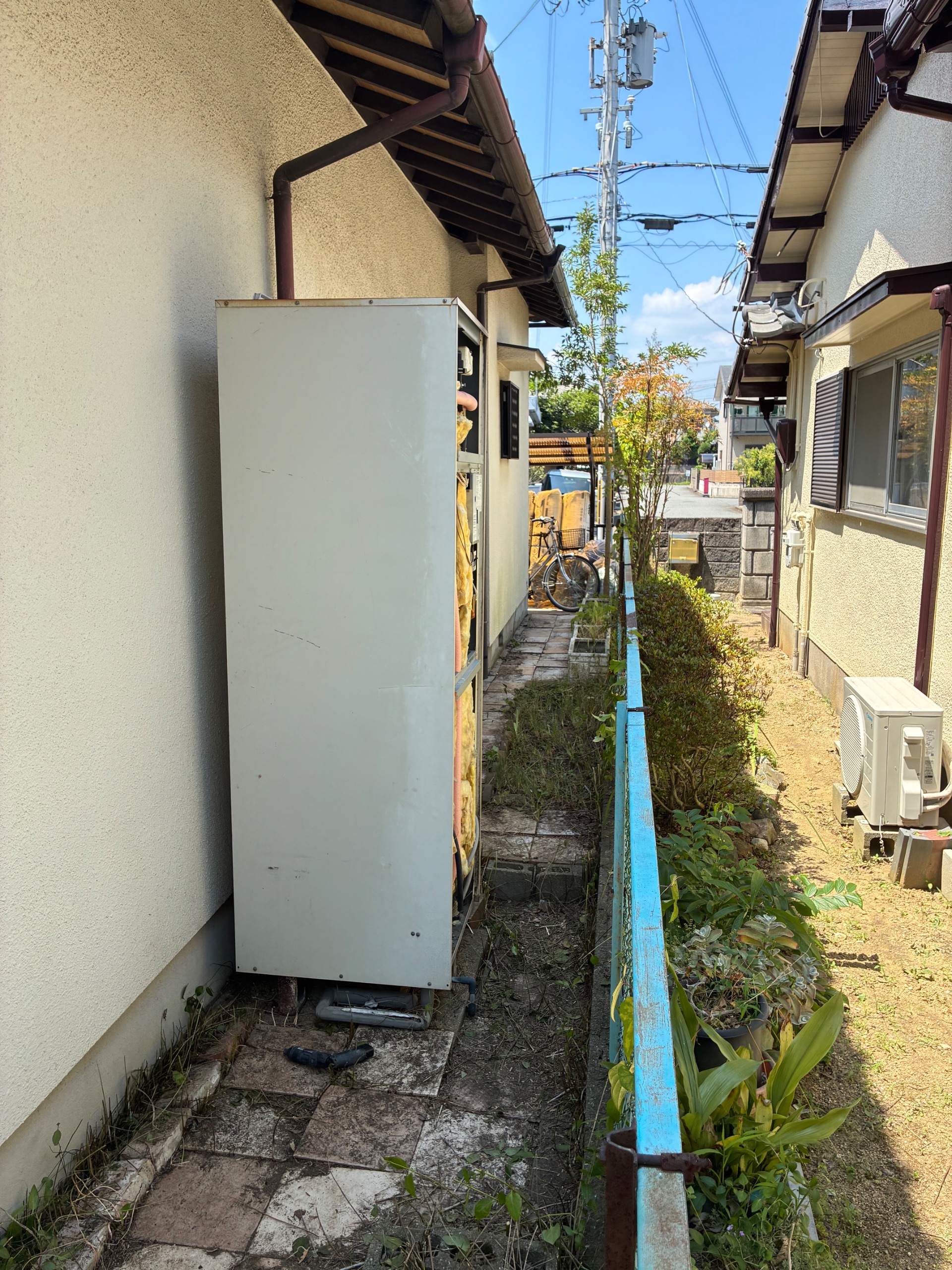 兵庫県加古郡稲美町Kエコキュートの施工事例工事前写真