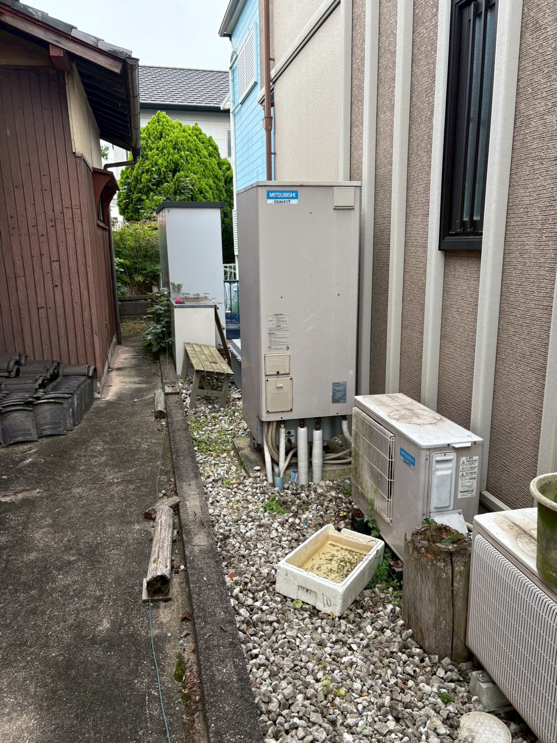 兵庫県加古郡播磨町Sエコキュートの施工事例工事前写真