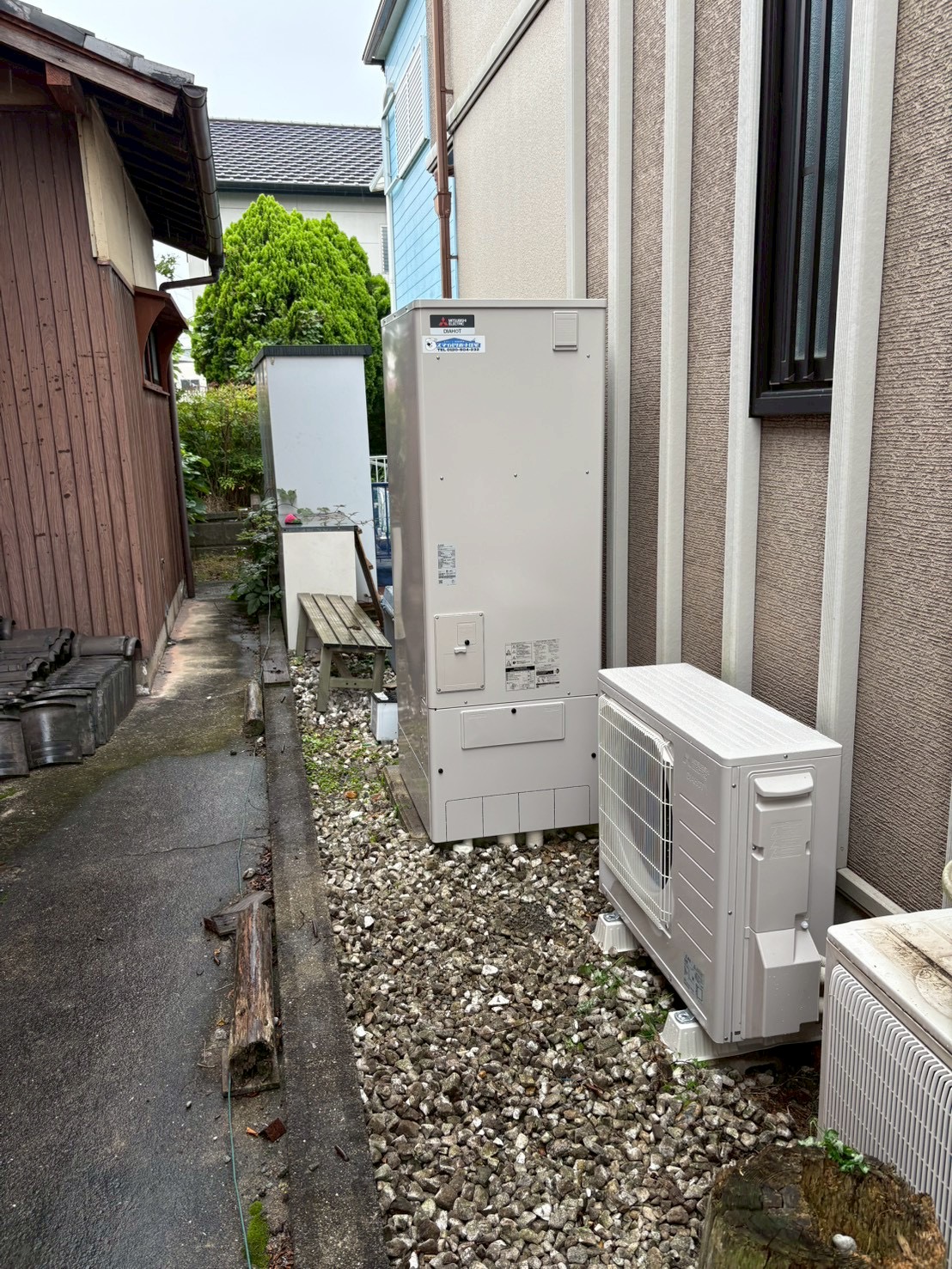 兵庫県加古郡播磨町Sエコキュートの施工事例工事後写真