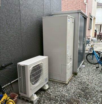 兵庫県たつの市Hエコキュートの施工事例工事後写真