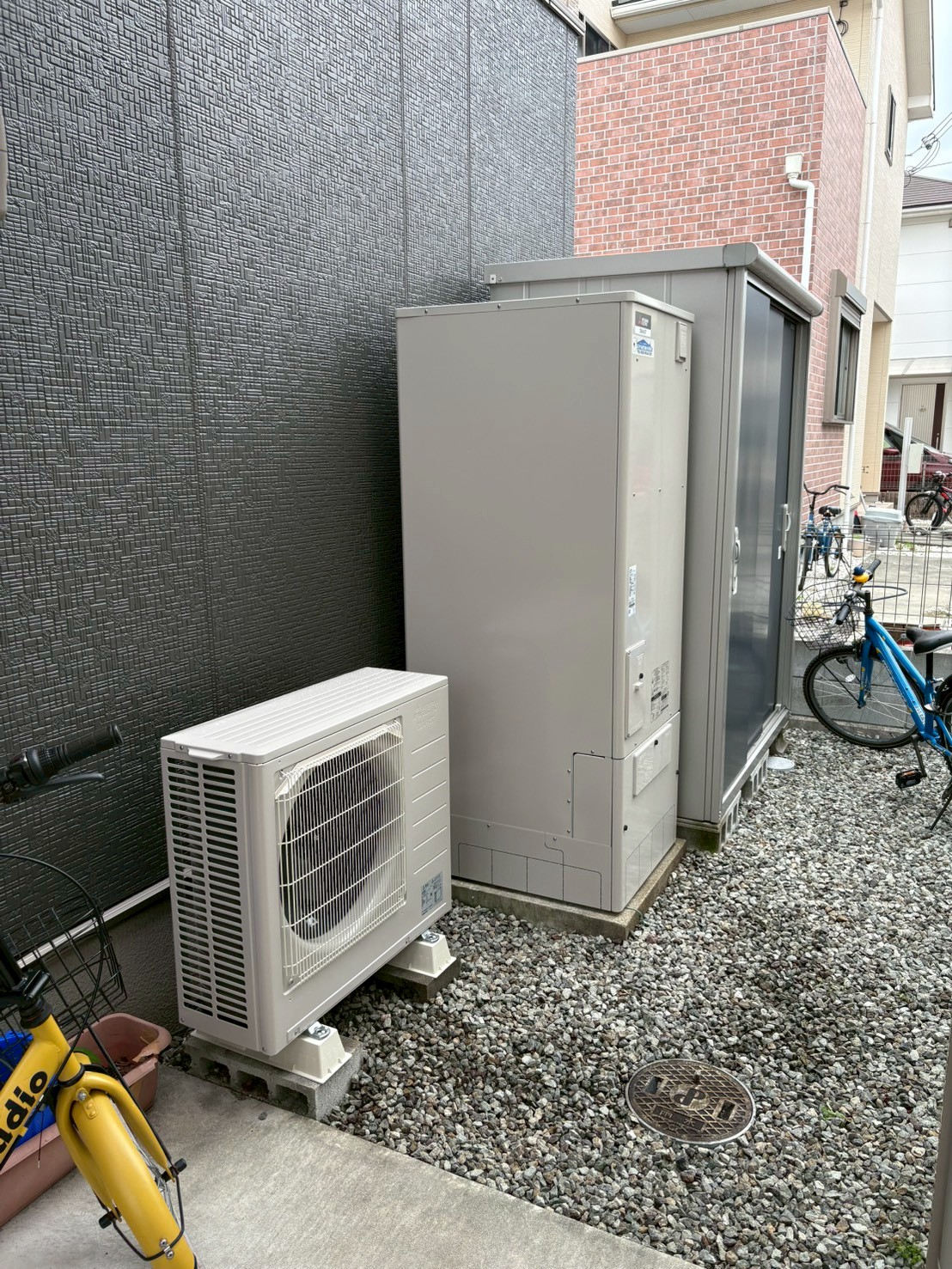 兵庫県たつの市Hエコキュートの施工事例工事後写真
