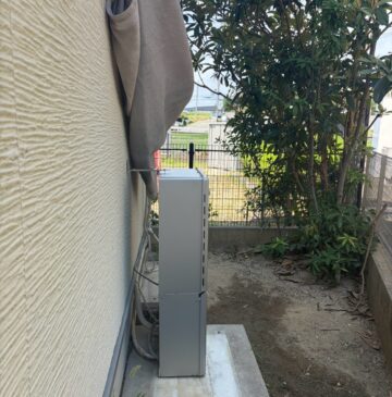 兵庫県明石市Uガス給湯器の施工事例工事後写真