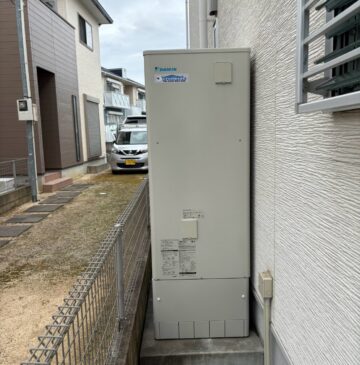 兵庫県明石市Fエコキュートの施工事例工事後写真