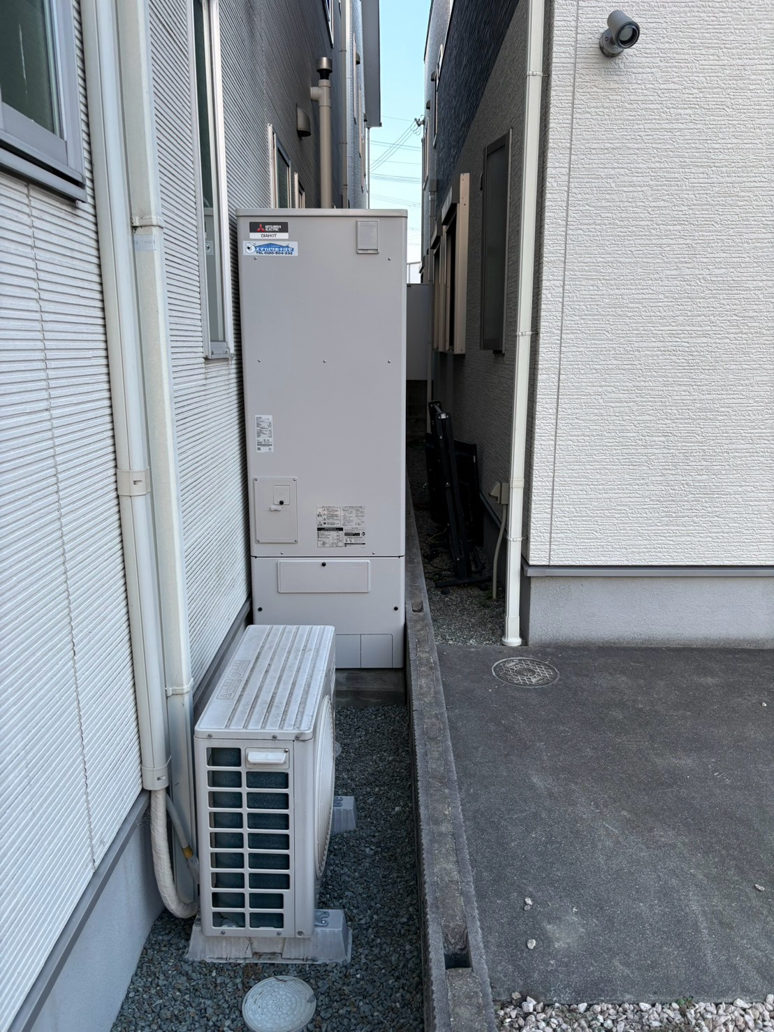 兵庫県姫路市Mエコキュートの施工事例工事後写真
