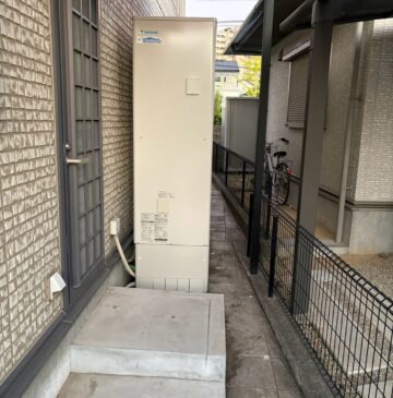 神戸市西区Kエコキュートの施工事例工事後写真