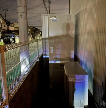 兵庫県明石市Mエコキュートの施工事例工事後写真