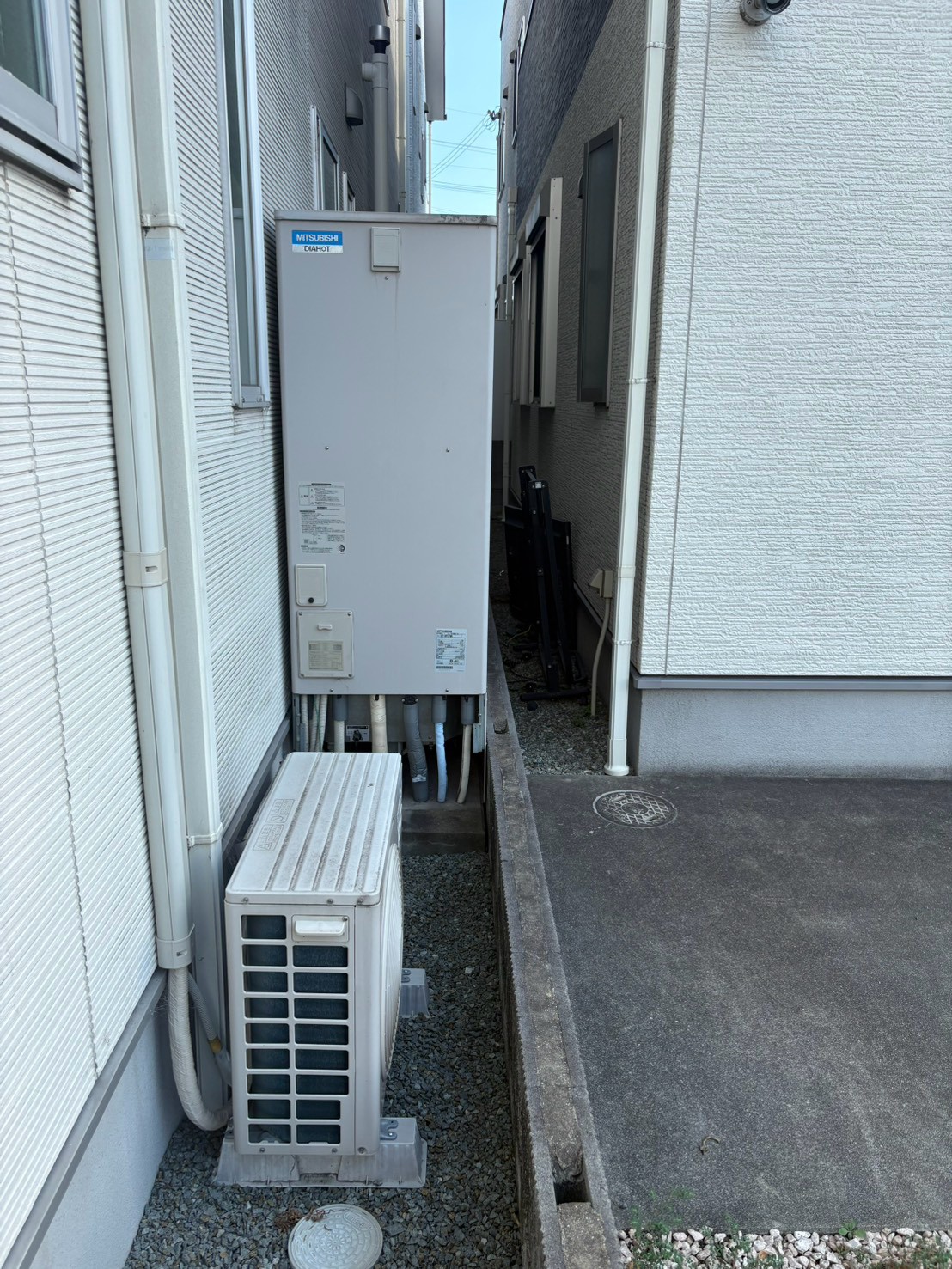 兵庫県姫路市Mエコキュートの施工事例工事前写真
