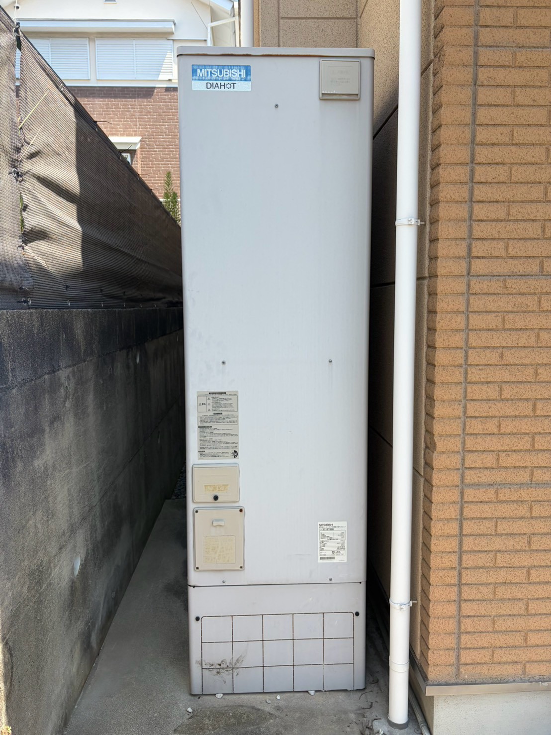 神戸市須磨区Mエコキュートの施工事例工事前写真