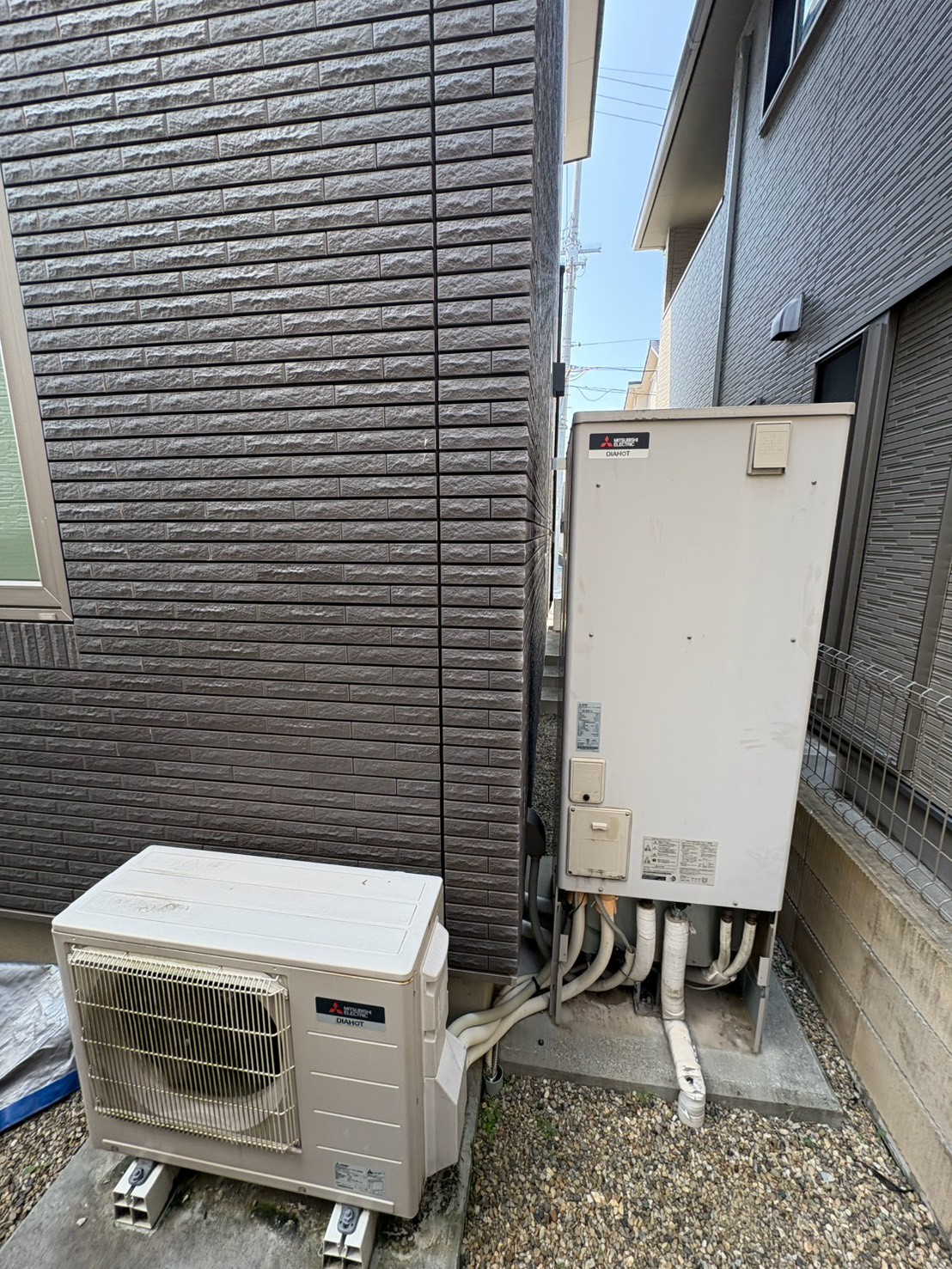 兵庫県明石市Tエコキュートの施工事例工事前写真