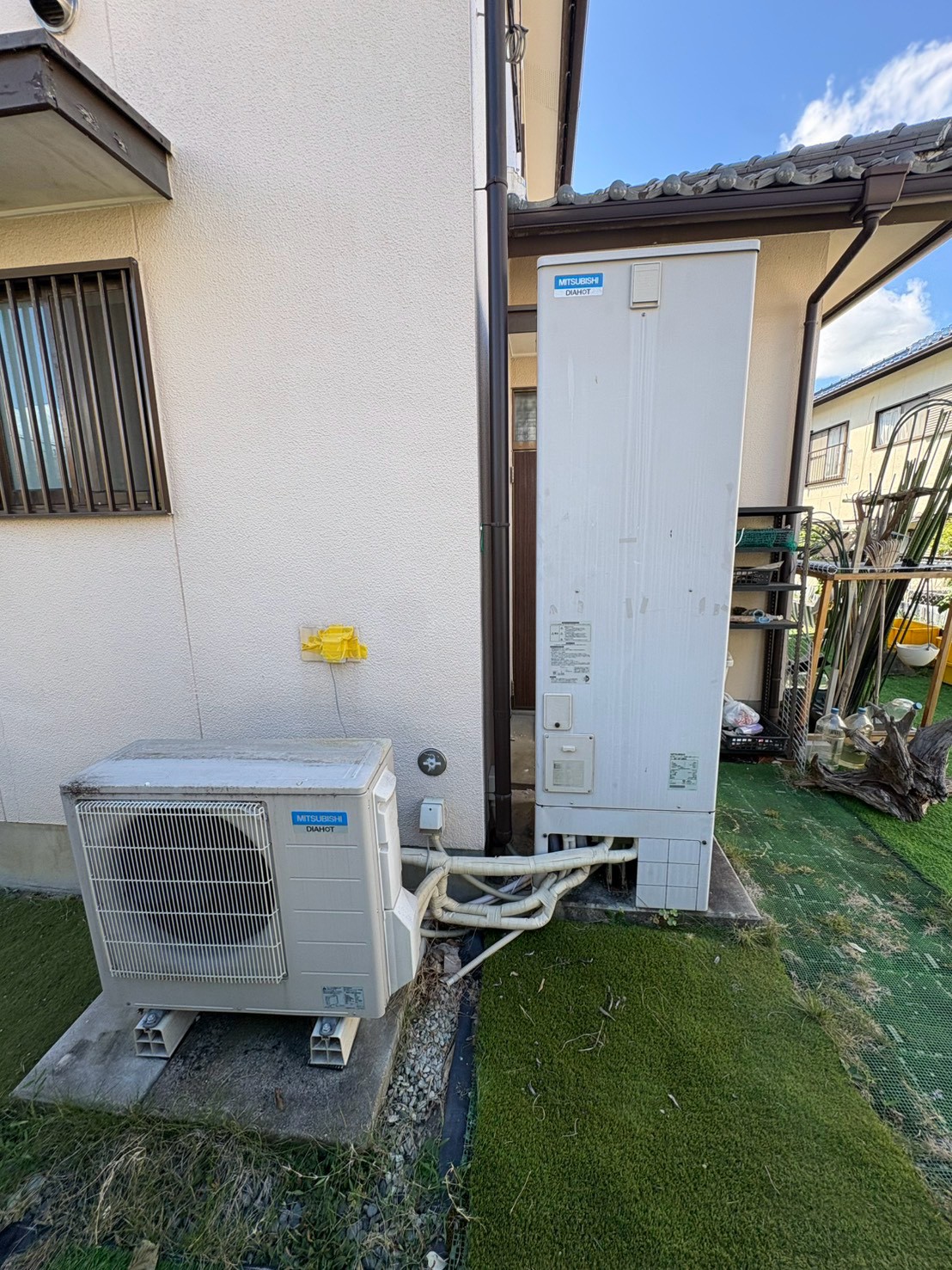 兵庫県三田市Aエコキュートの施工事例工事前写真
