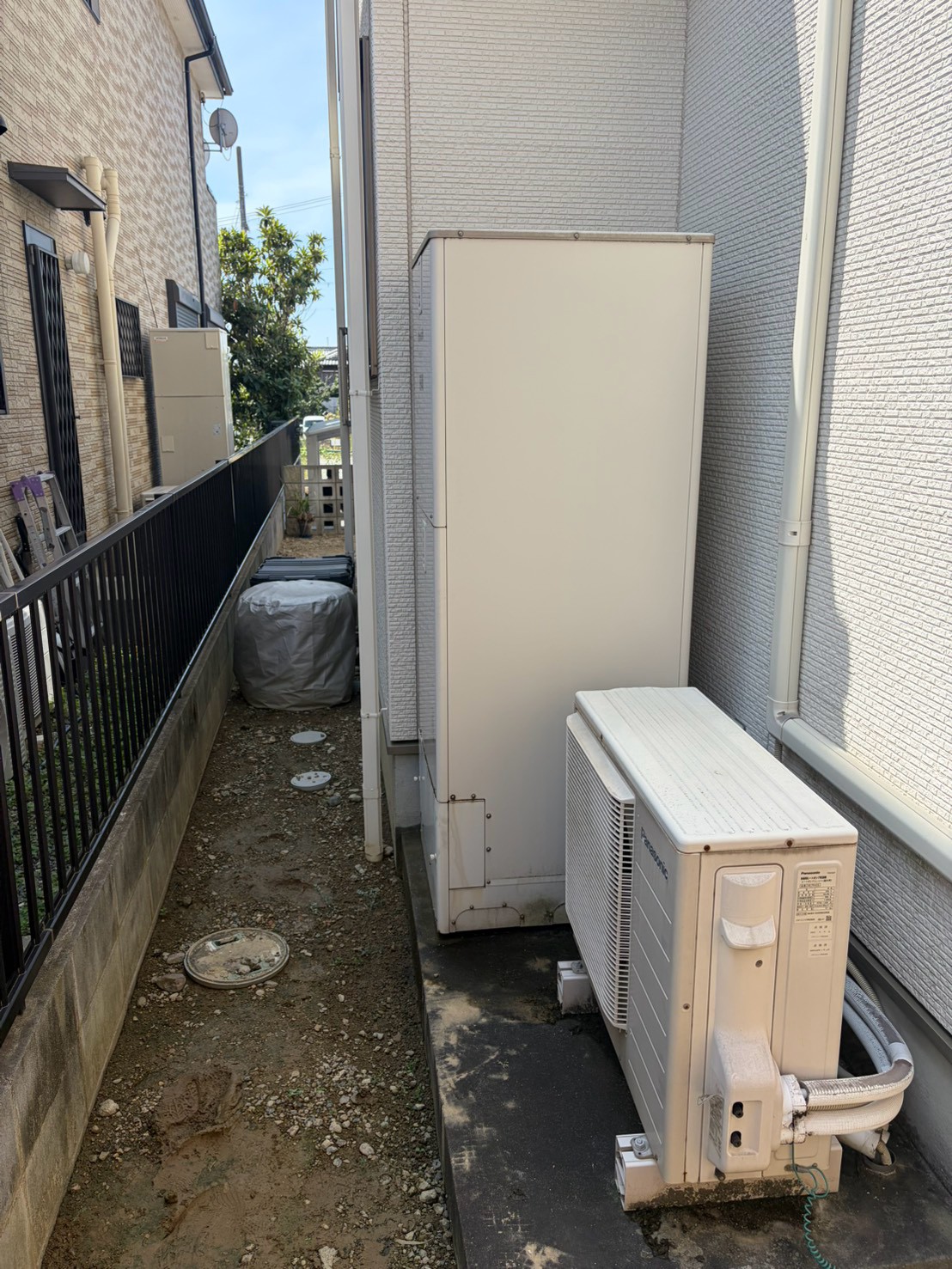神戸市西区Kエコキュートの施工事例工事前写真