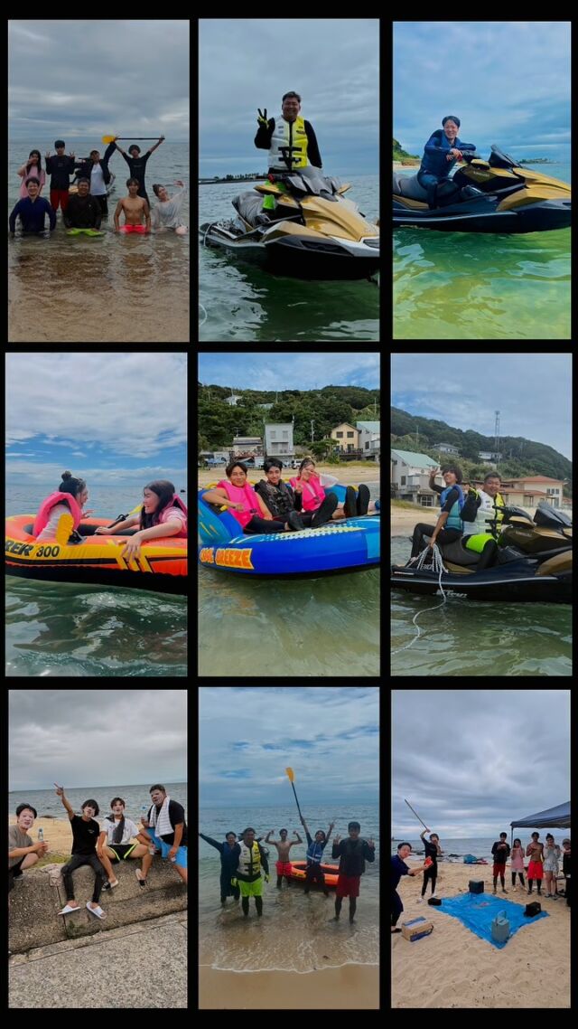 スマサポの夏休み🌊
みんなで淡路島へ行ってきました✨
我らがボスのジェットスキーでみんな楽しんで
楽しんで楽しみました🌴
.
BBQして花火してケーキ食べて
最高の1日でした🐻🍖
.
最高の会社で
最高のボスと最高の仲間です🫱🏽‍🫲🏾
.
これからもみんなで人生楽しみましょう🌈

#スマサポ
#明石市
#求人募集